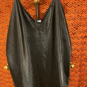 Silk Black Slip